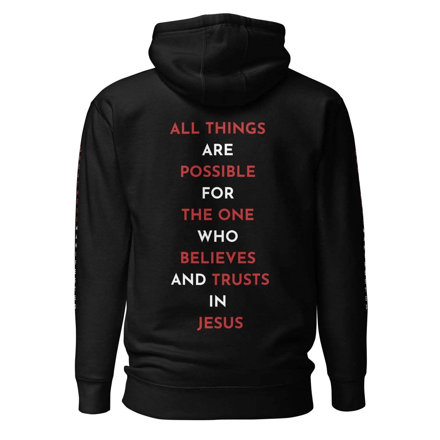 GREATNESS MANIFESTED HOODIE - Greatness Arise Apparel