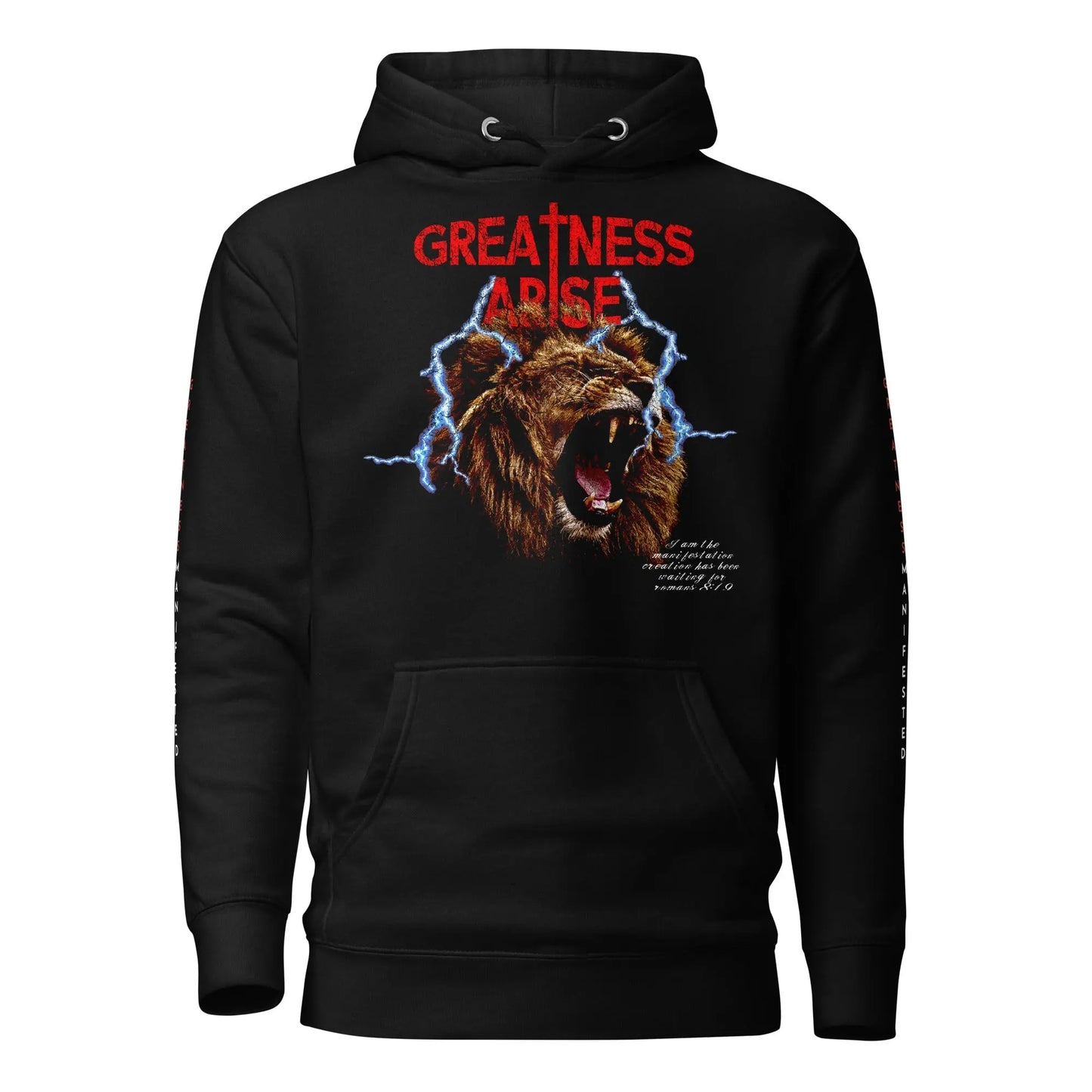 GREATNESS MANIFESTED HOODIE - Greatness Arise Apparel